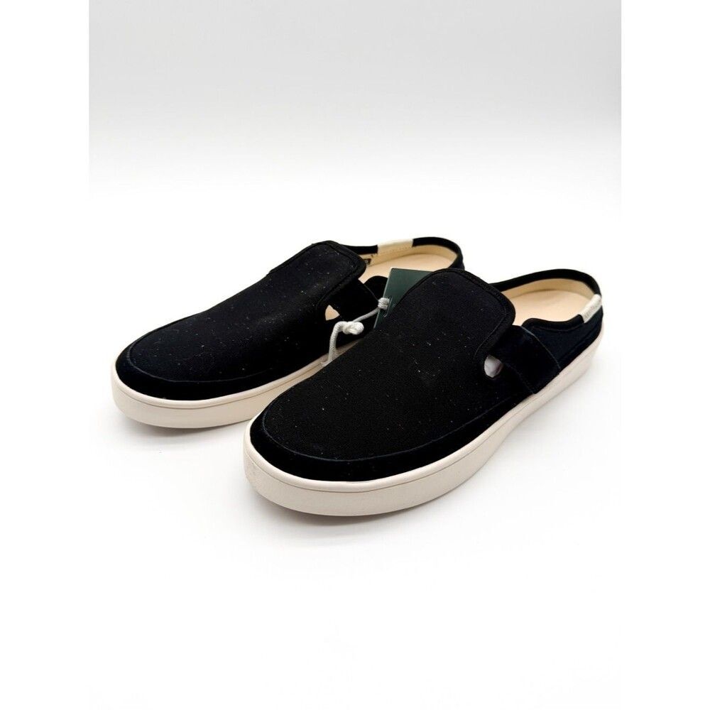 Revitalign Sunbird Orthotic Slip On Canvas Mule Multicolor Flecks Black 9 NEW